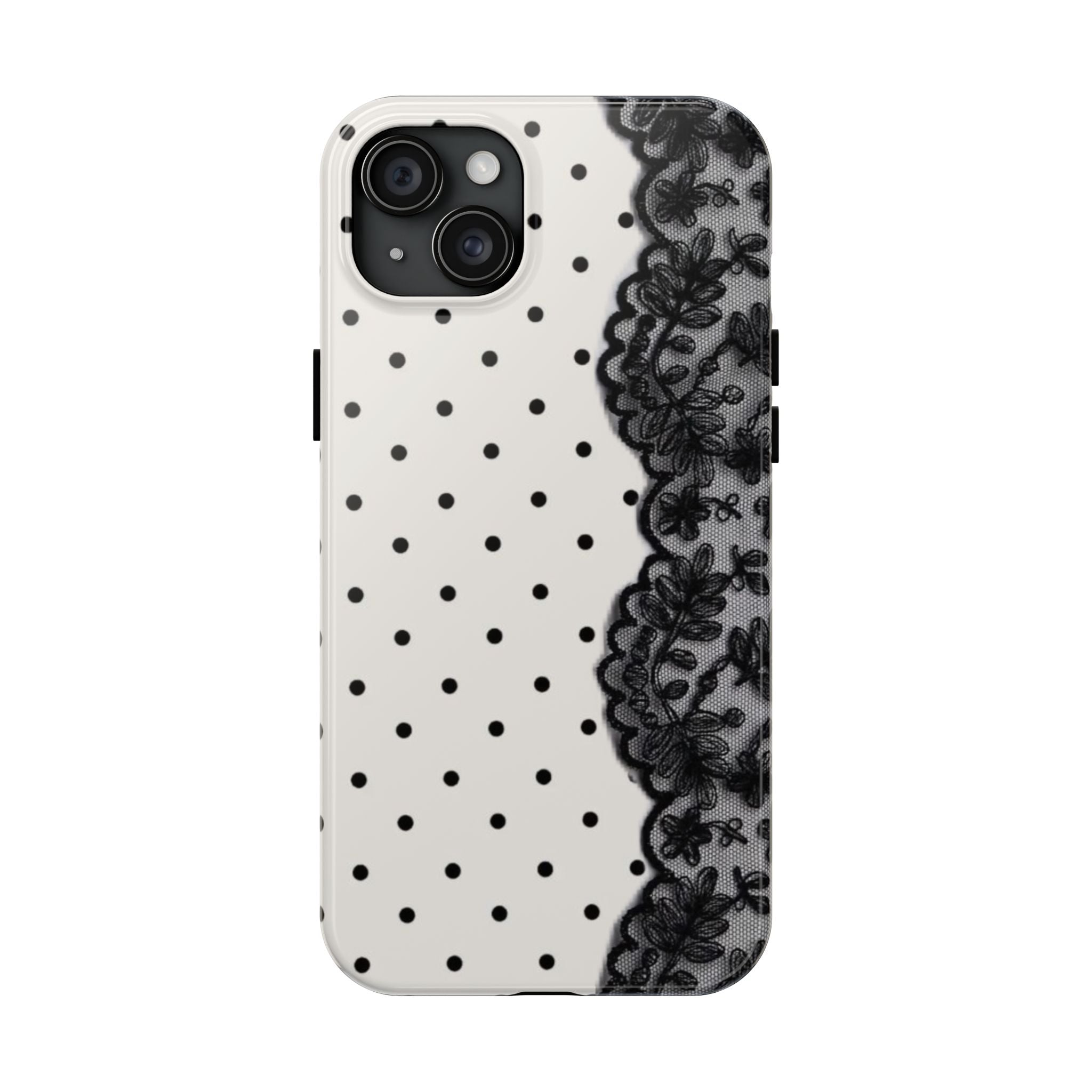Polka Dot/Lace Phone Cases