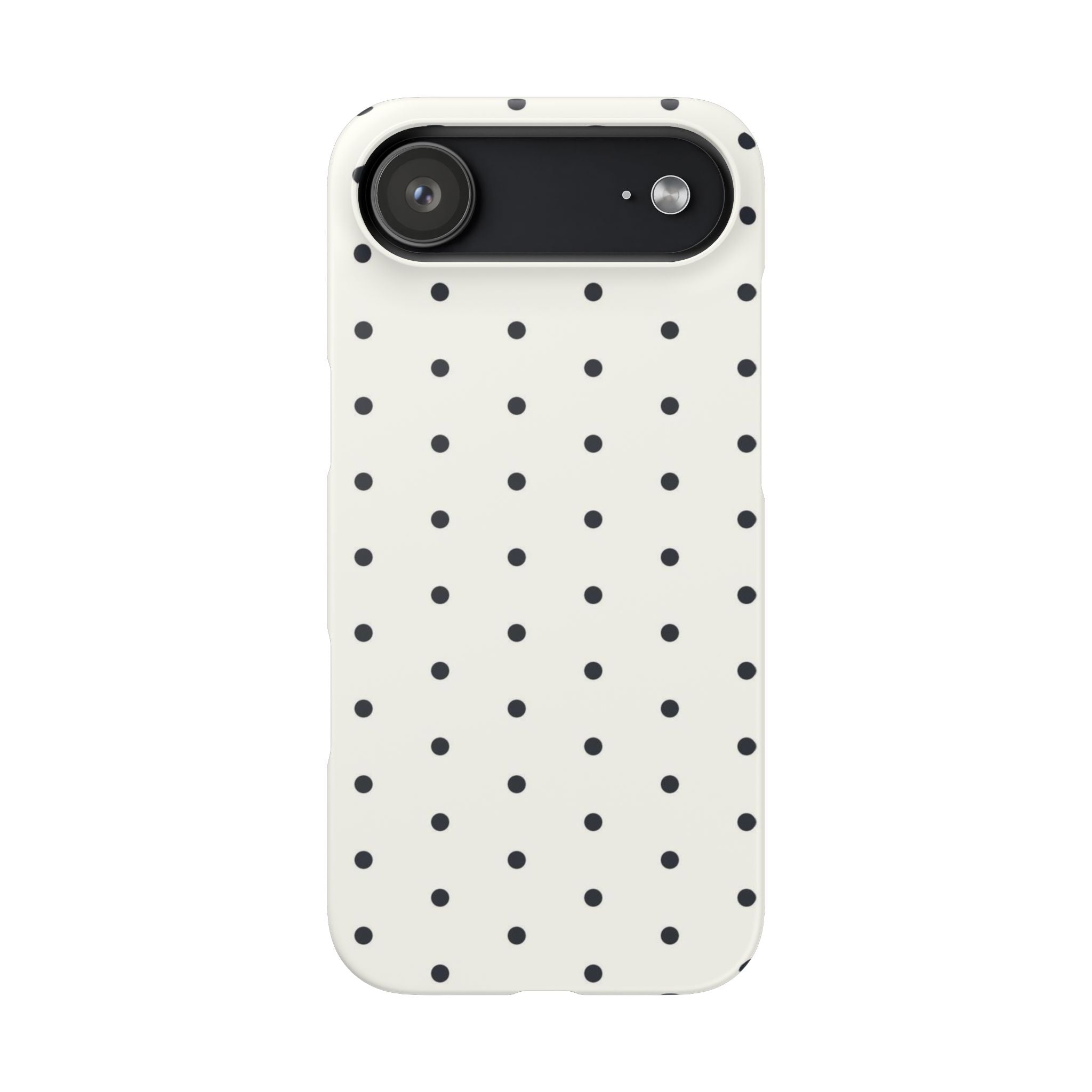 Polka Dot Phone Case - Black/White