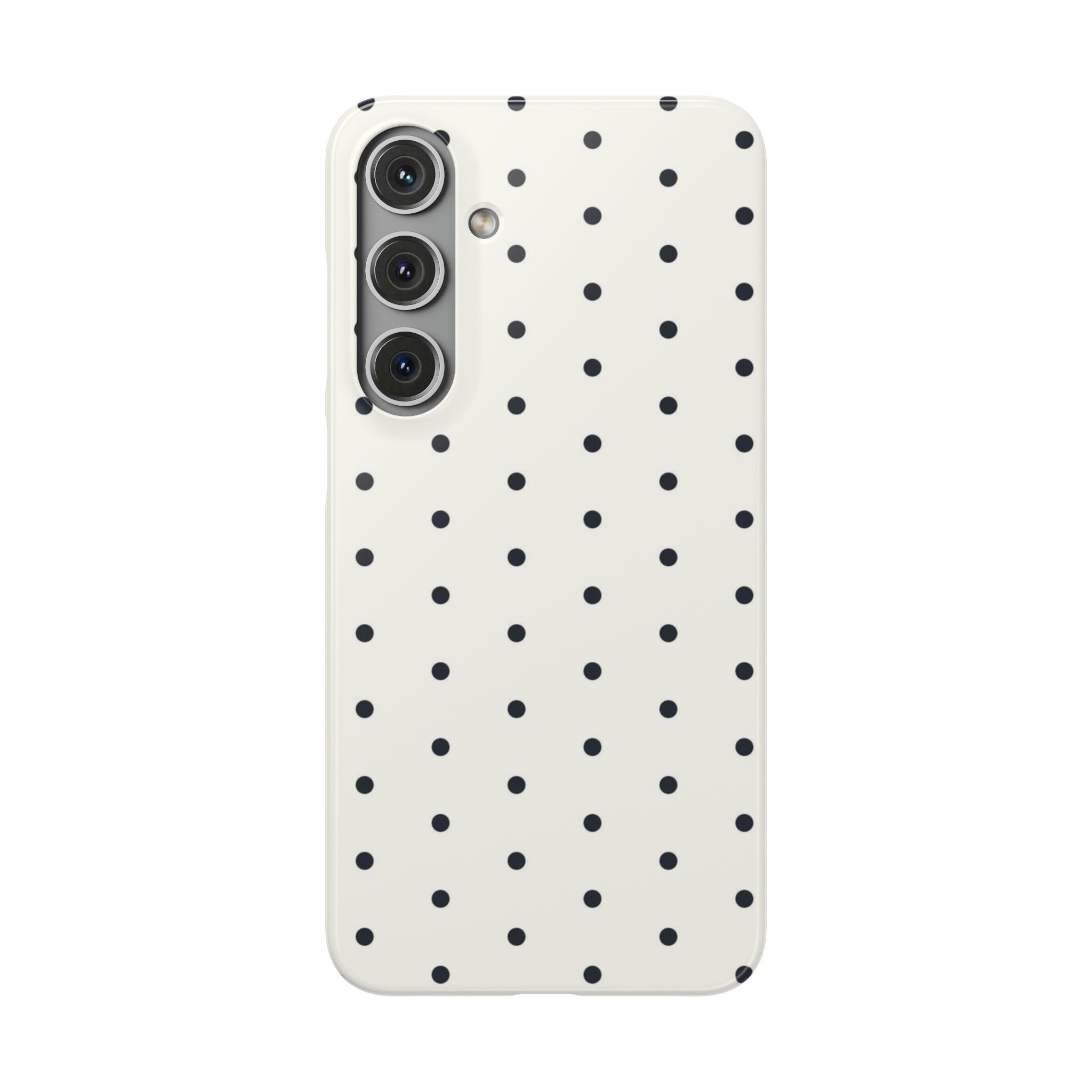 Polka Dot Phone Case - Black/White