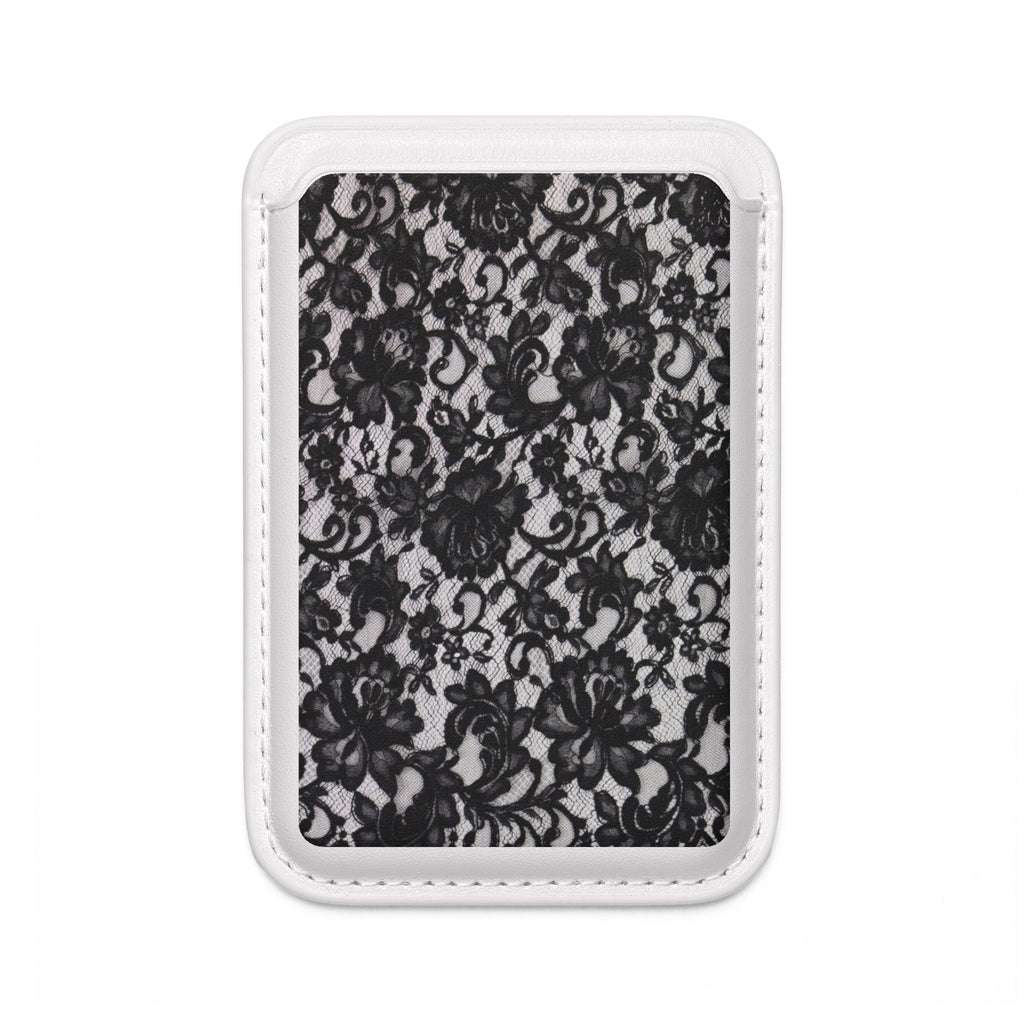 Black Lace Magsafe Wallet