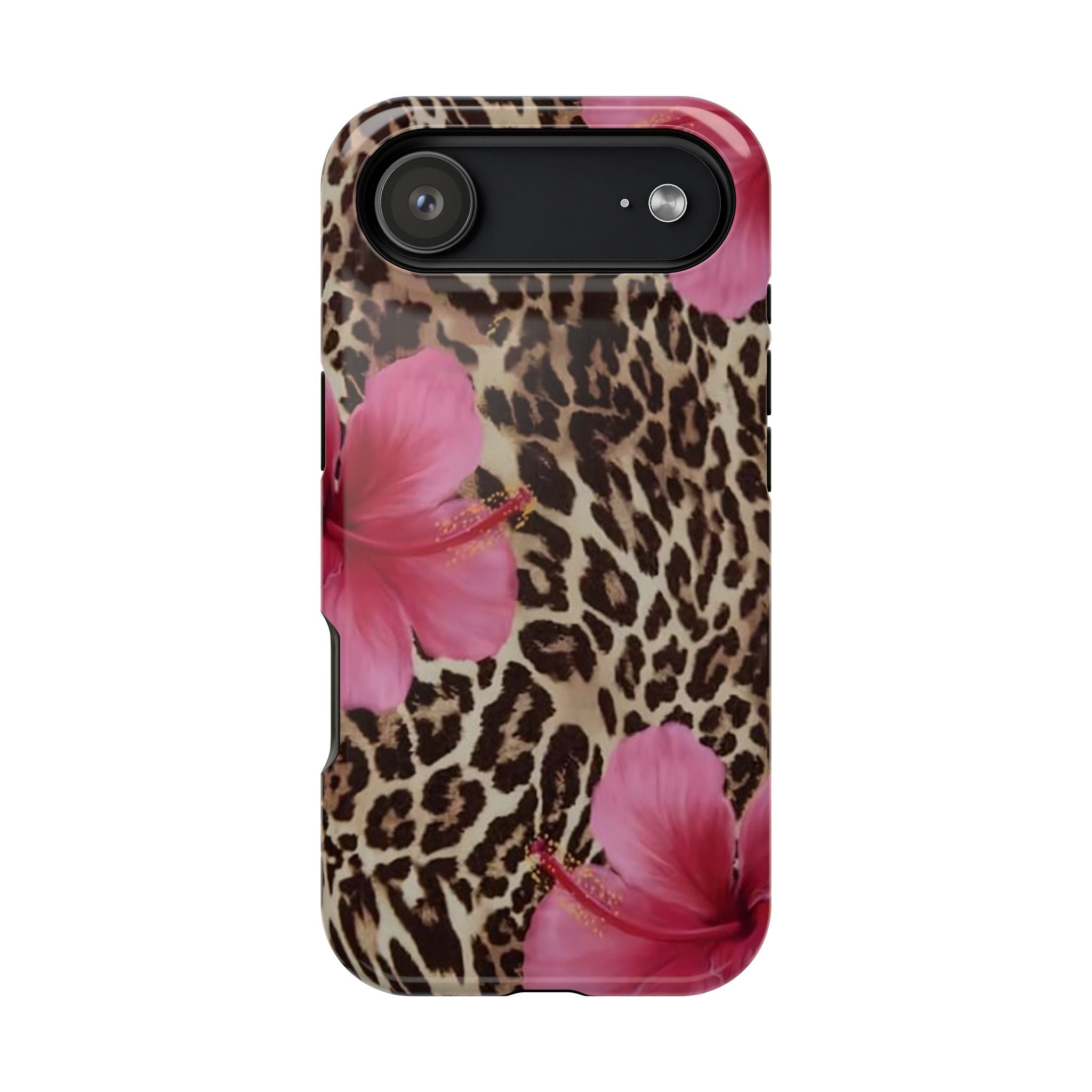 Leopard Hibiscus Phone Case
