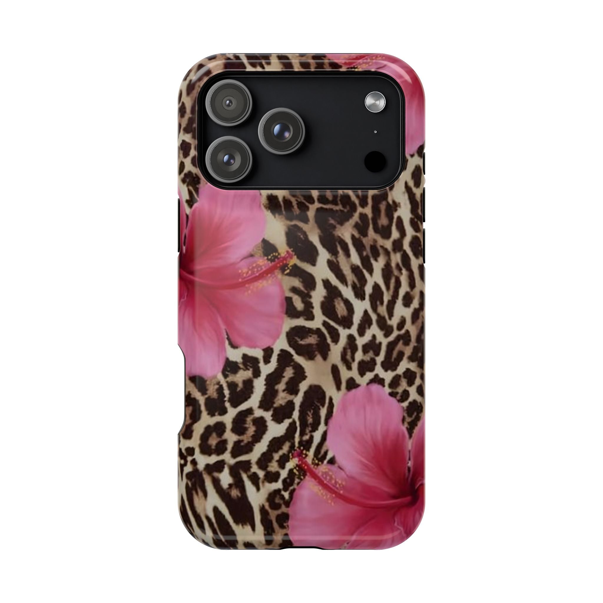 Leopard Hibiscus Phone Case