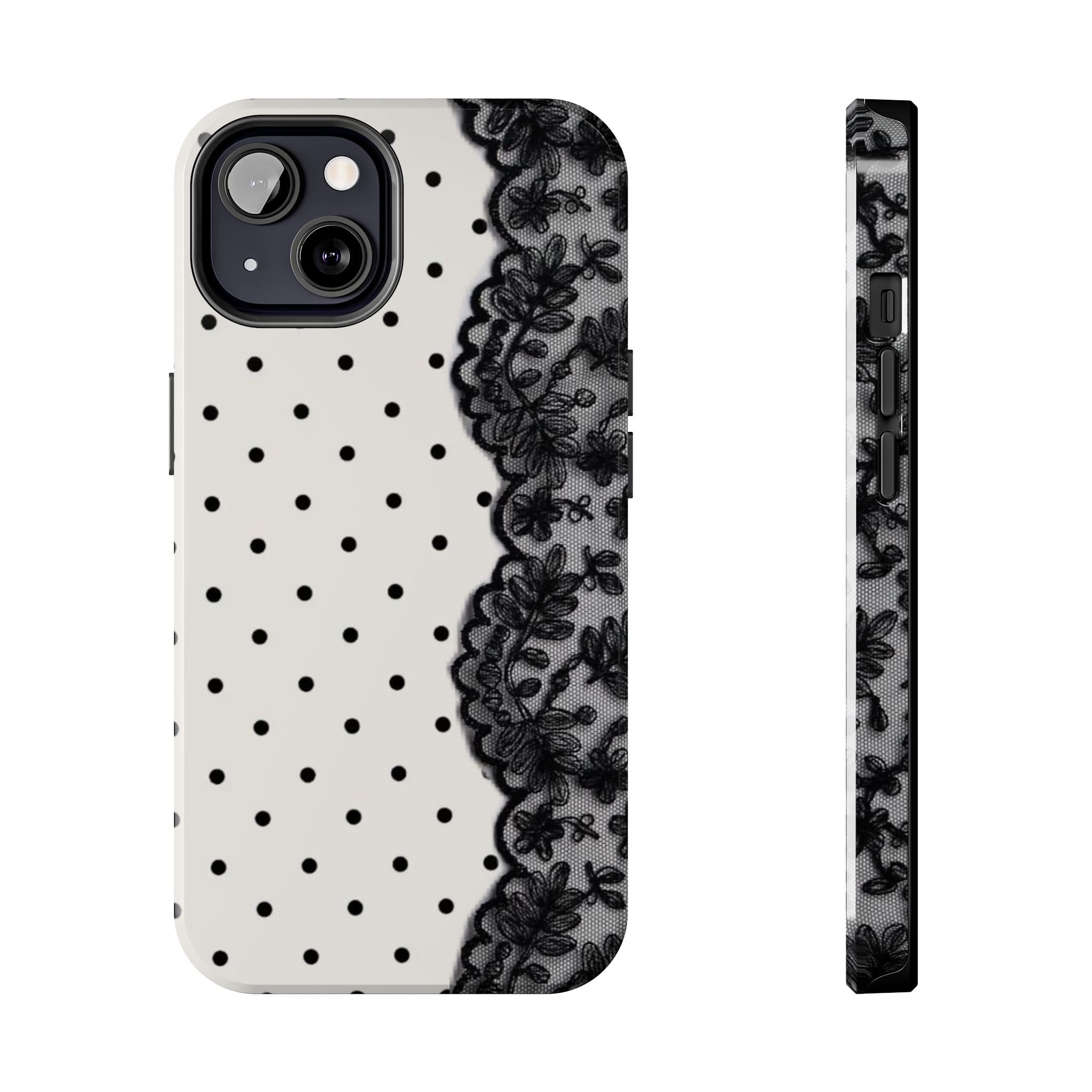 Polka Dot/Lace Phone Cases