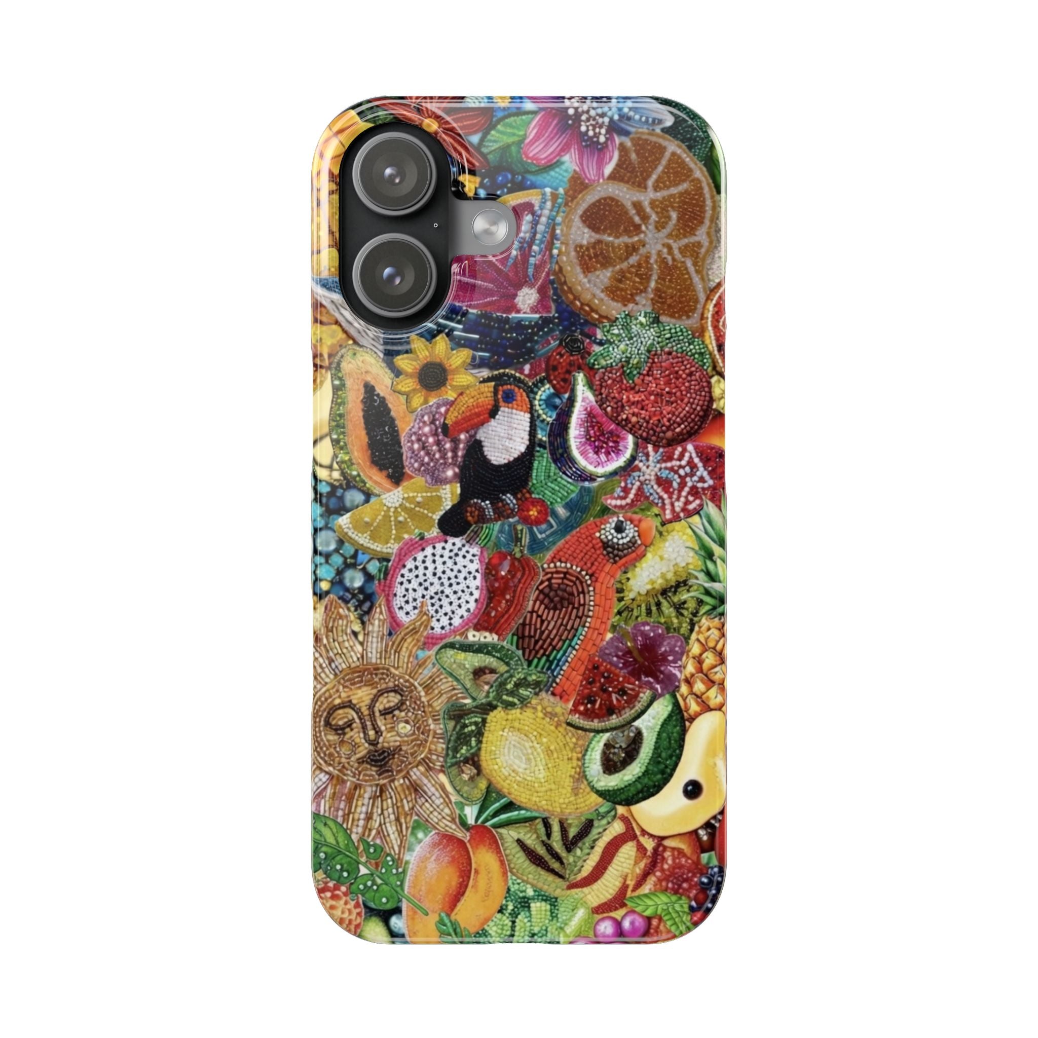 Colorful Exotic Tropic Slim Phone Case