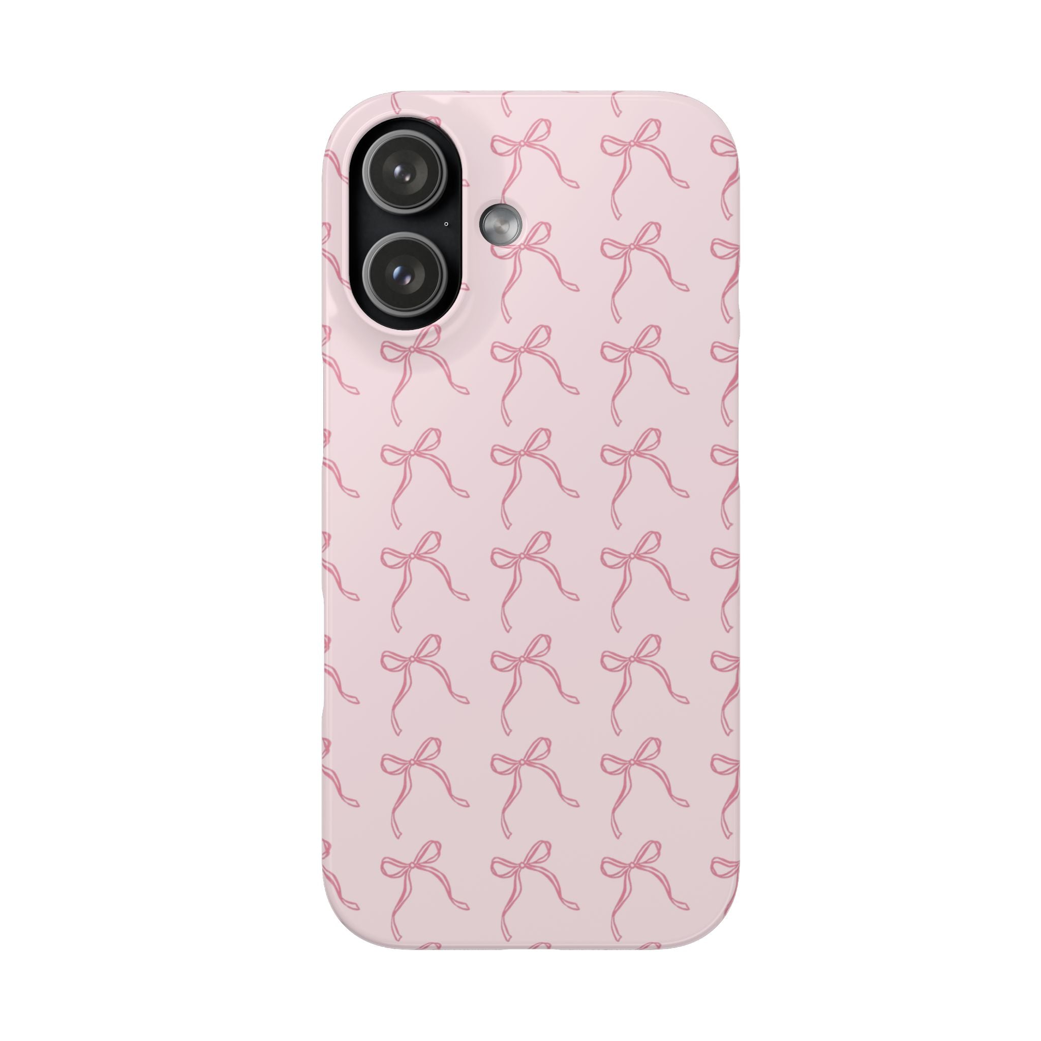 Pink Bow Pattern Phone Case