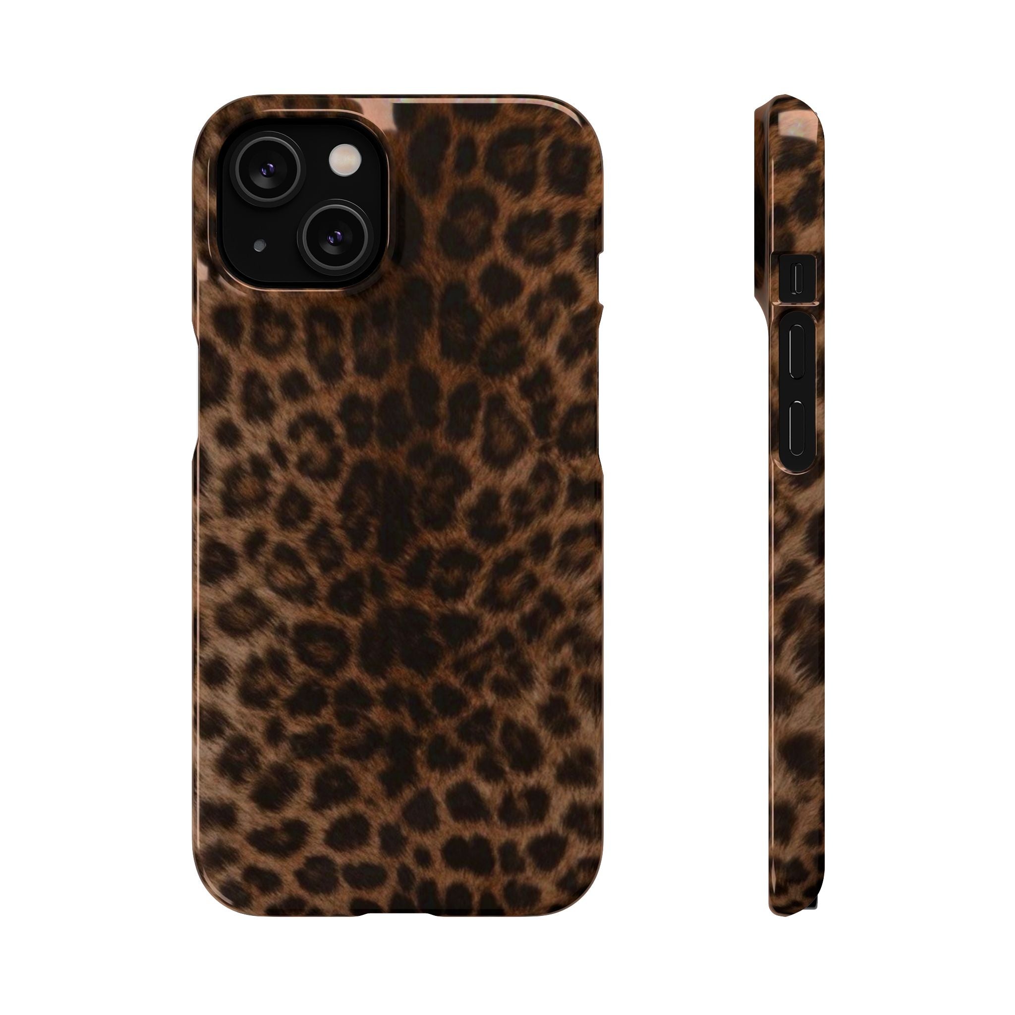 Leopard Print Slim Phone Case
