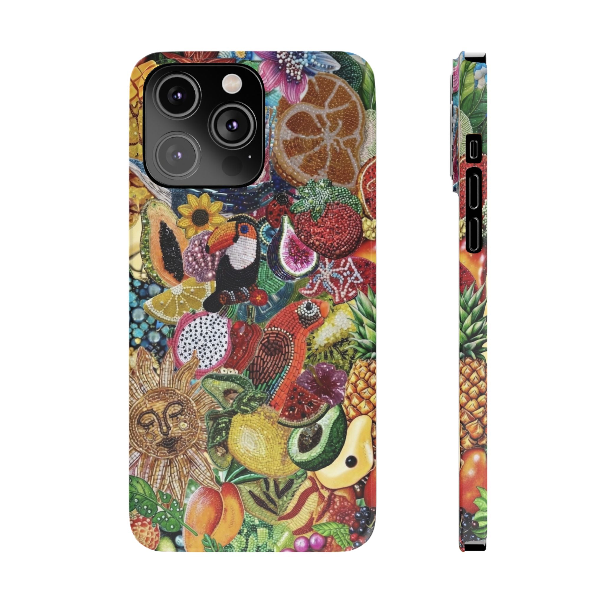 Colorful Exotic Tropic Slim Phone Case