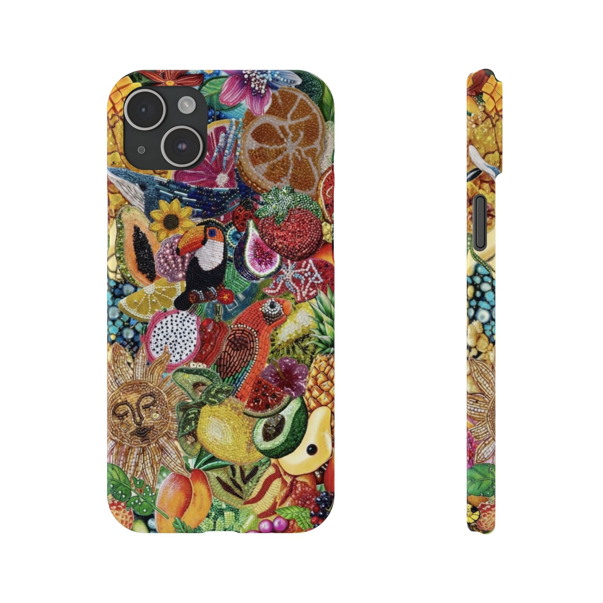 Colorful Exotic Tropic Slim Phone Case
