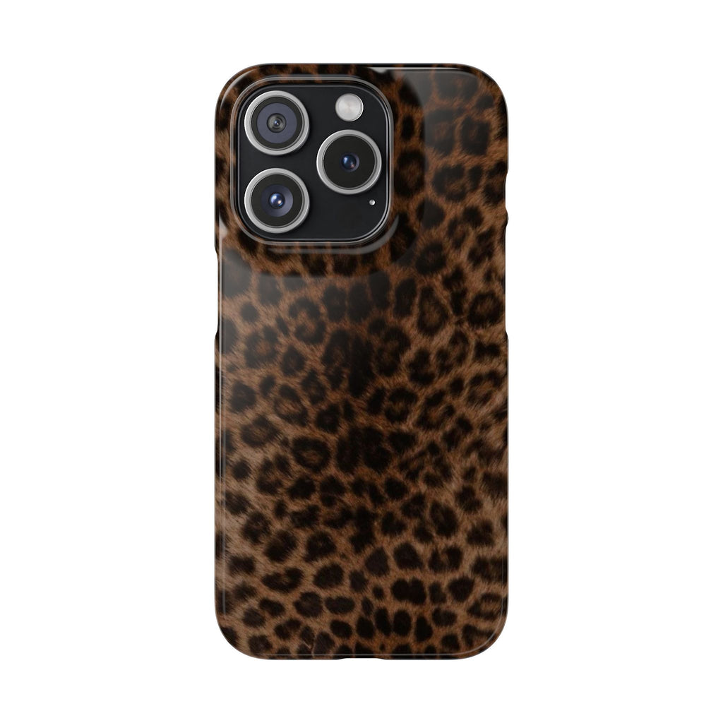 Leopard Print Slim Phone Case