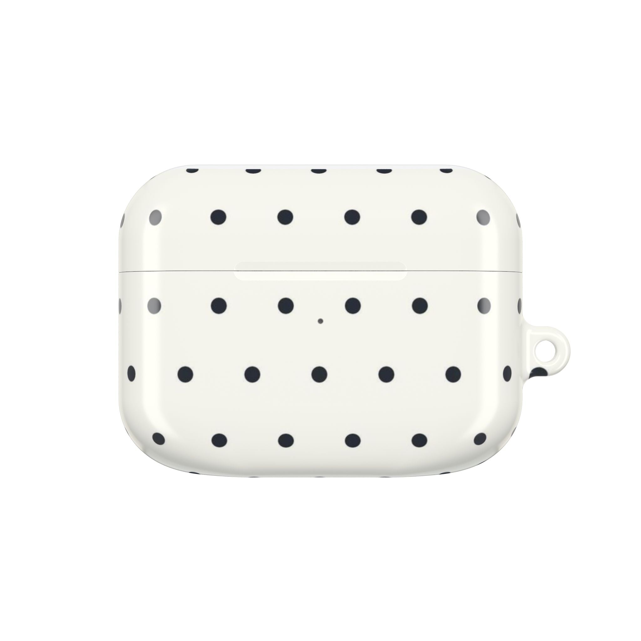 Polka Dot AirPods Case - Black/White