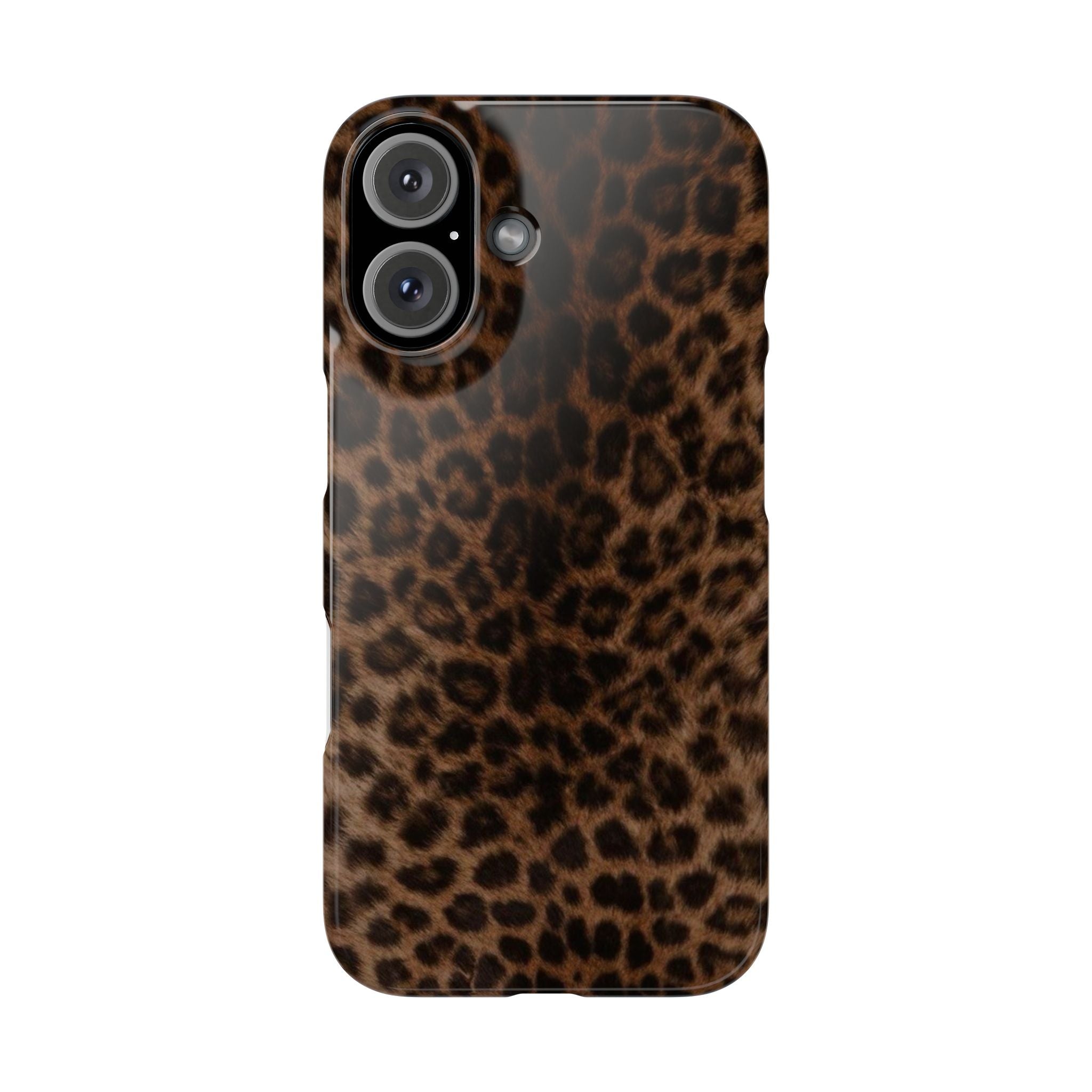 Leopard Print Slim Phone Case