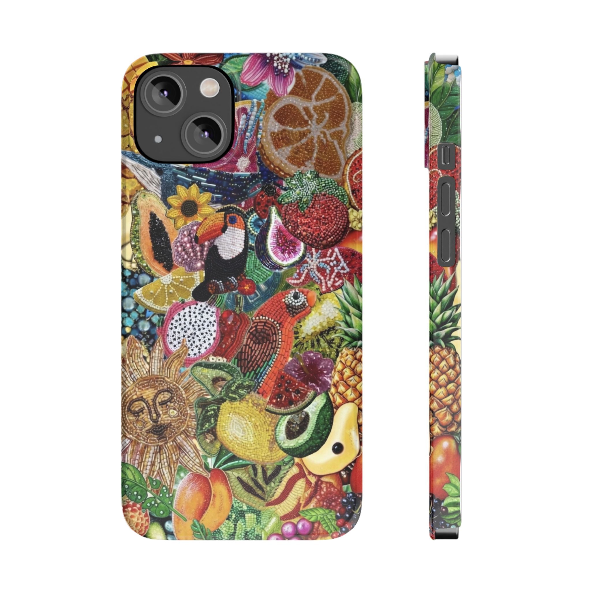 Colorful Exotic Tropic Slim Phone Case