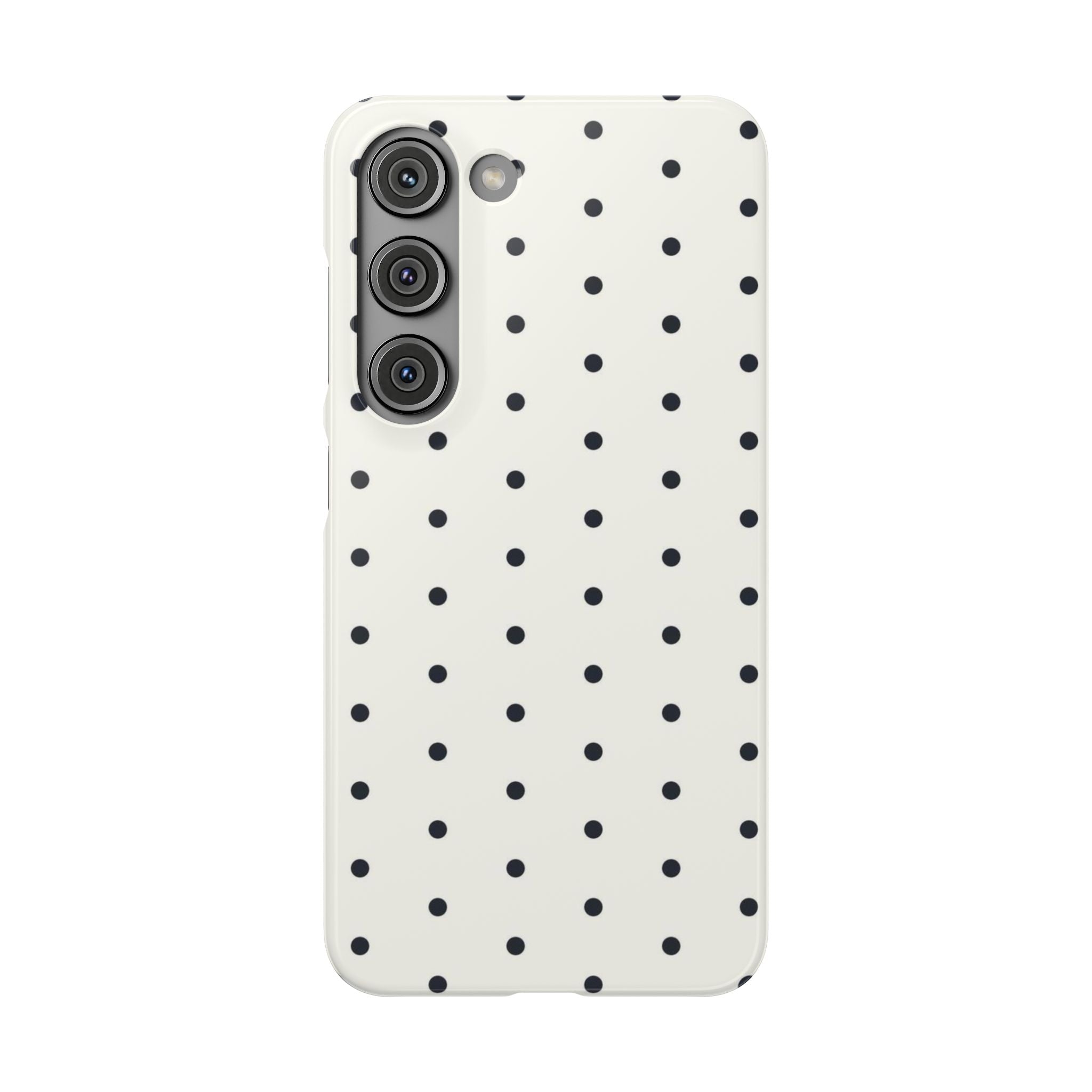 Polka Dot Phone Case - Black/White