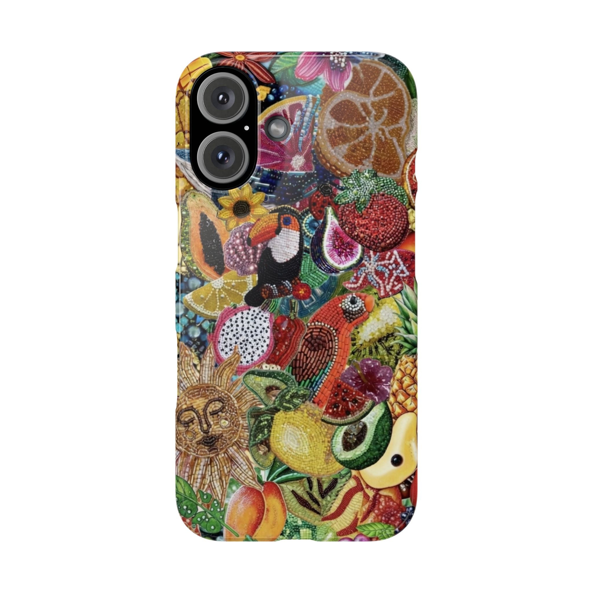 Colorful Exotic Tropic Slim Phone Case