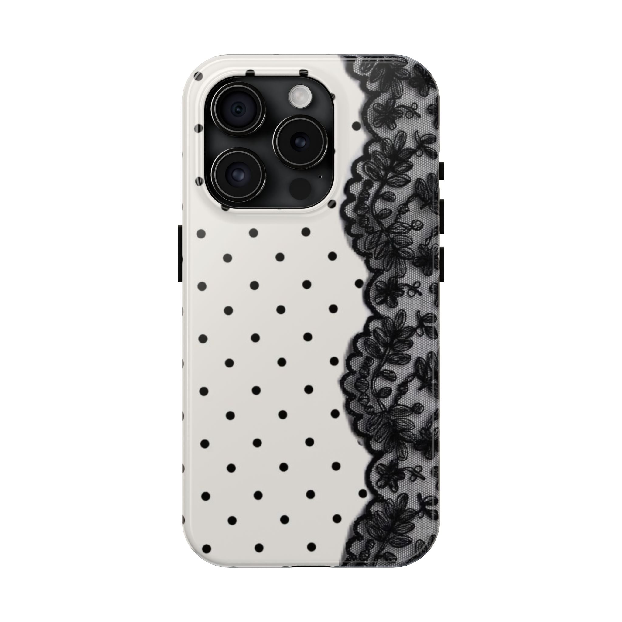 Polka Dot/Lace Phone Cases