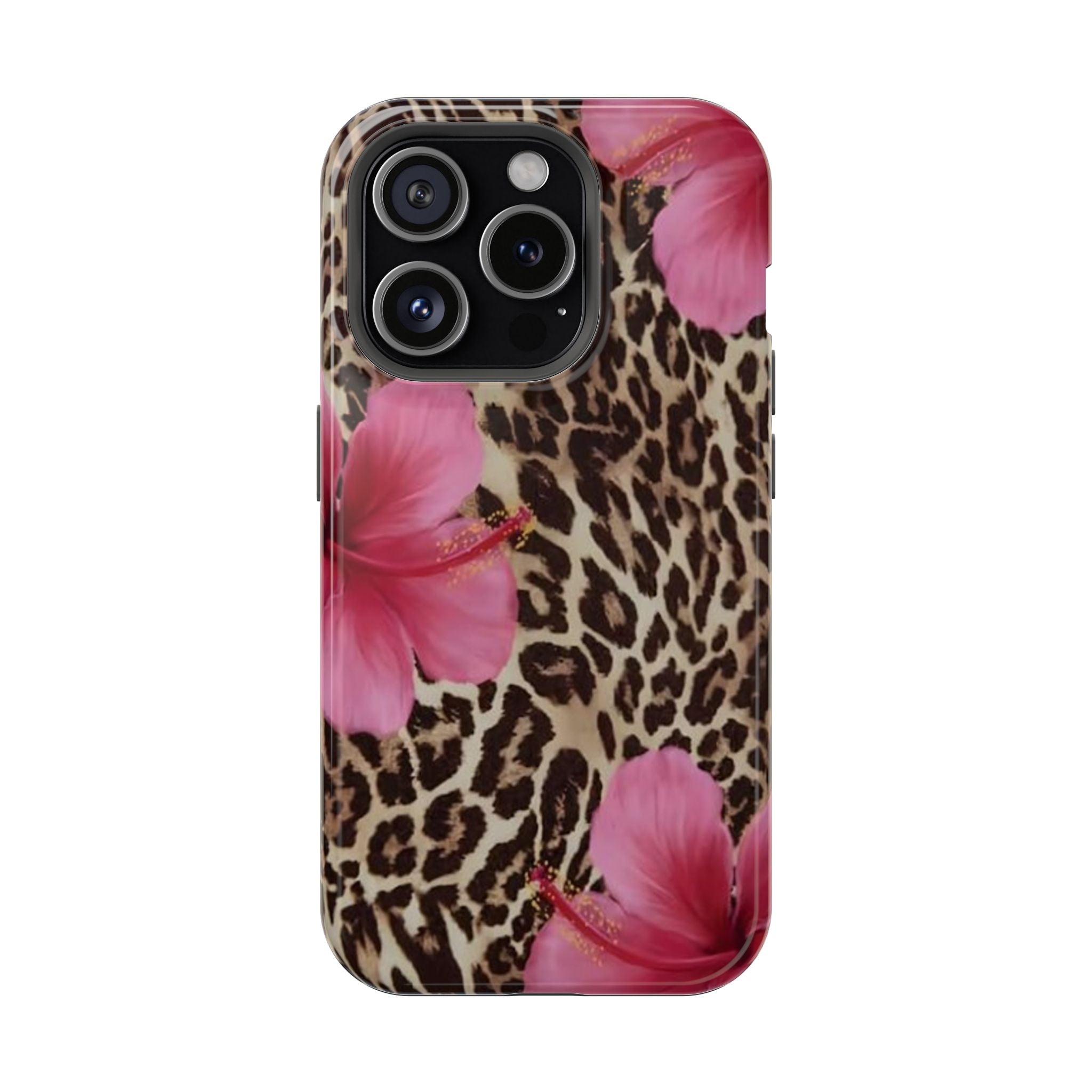 Leopard Hibiscus Phone Case
