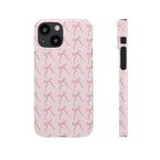 Pink Bow Pattern Phone Case