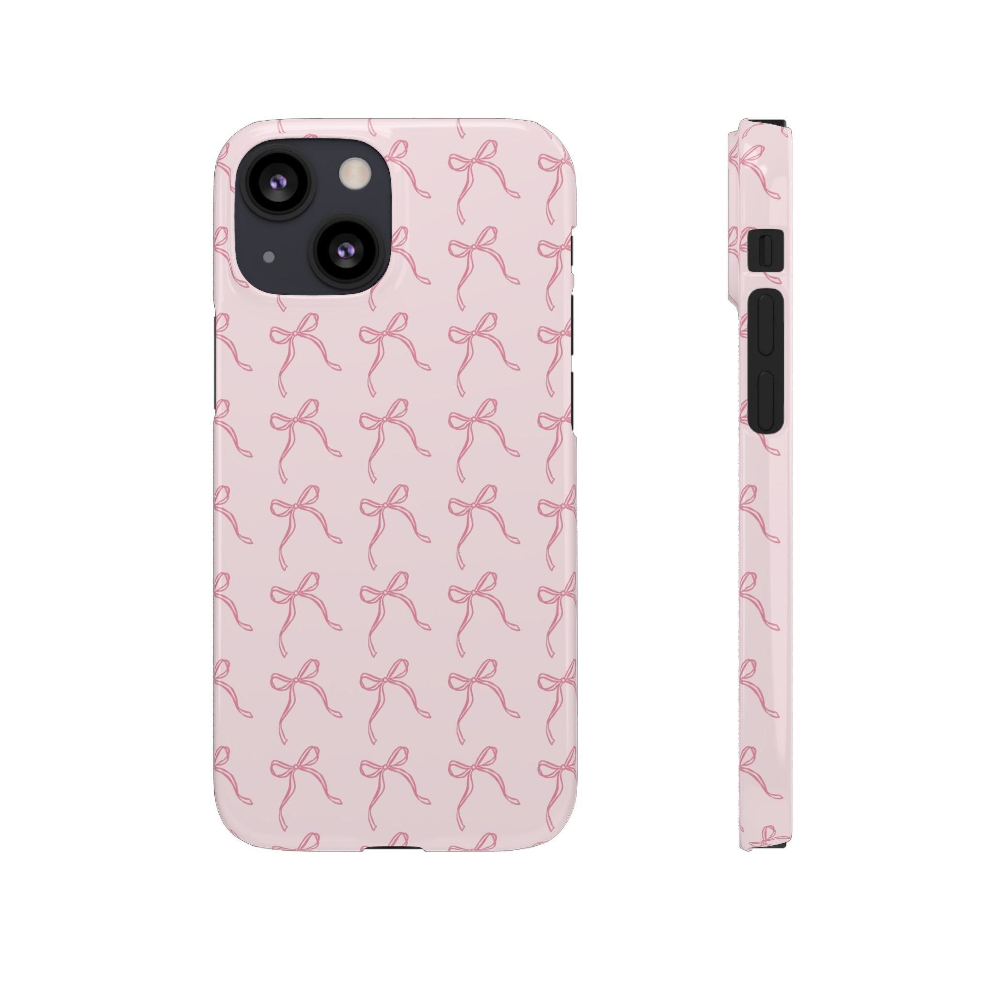 Pink Bow Pattern Phone Case