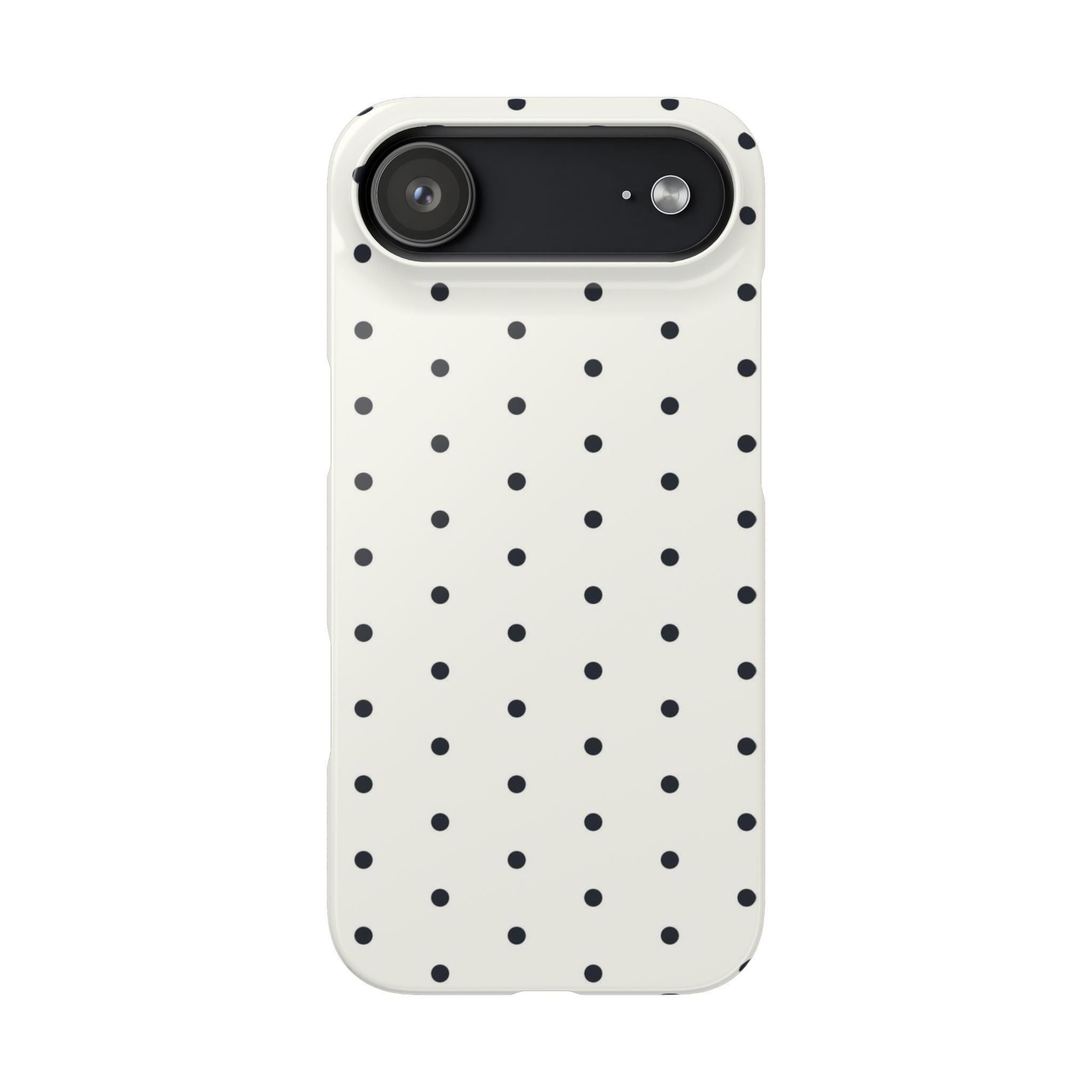 Polka Dot Phone Case - Black/White