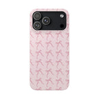 Pink Bow Pattern Phone Case