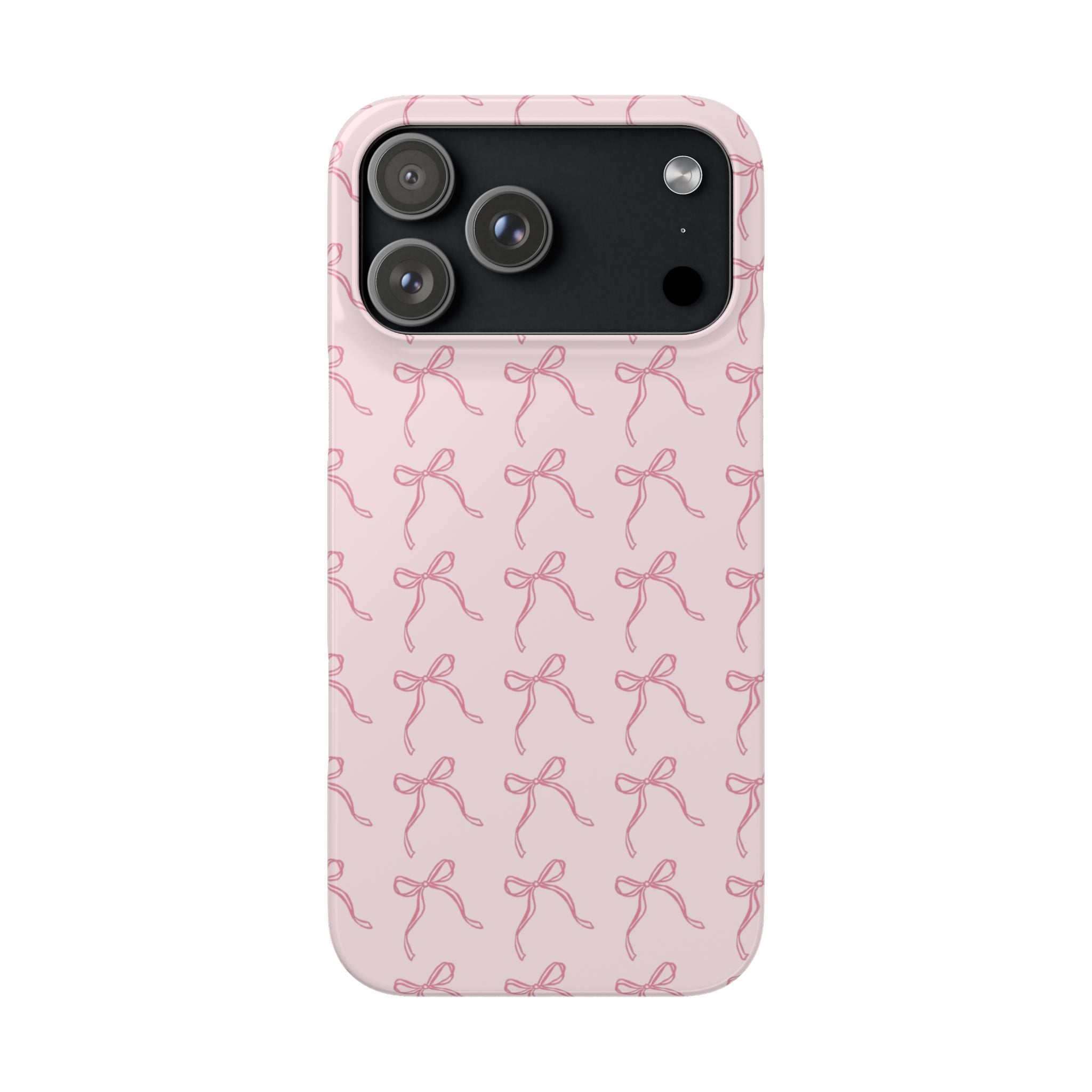 Pink Bow Pattern Phone Case