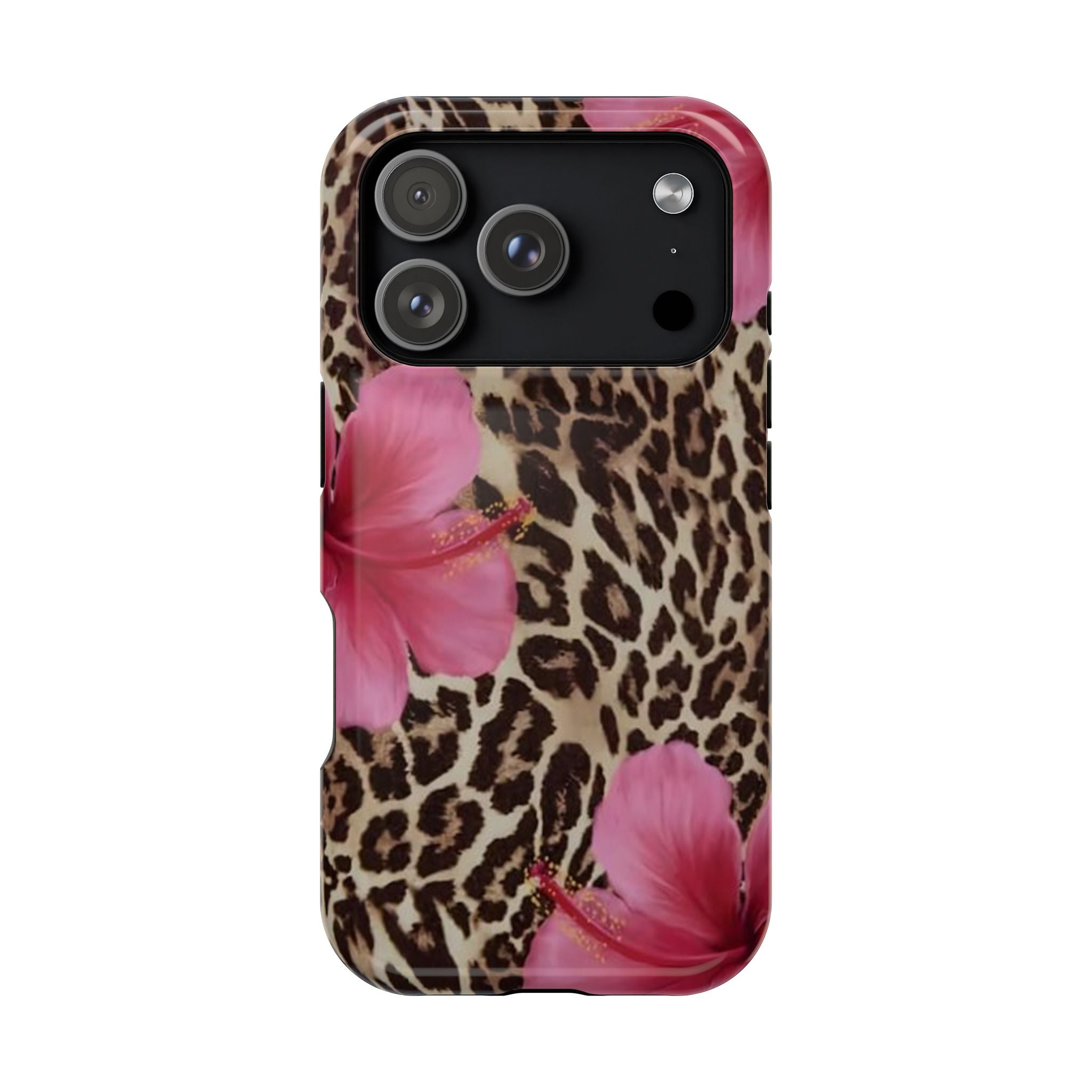 Leopard Hibiscus Phone Case