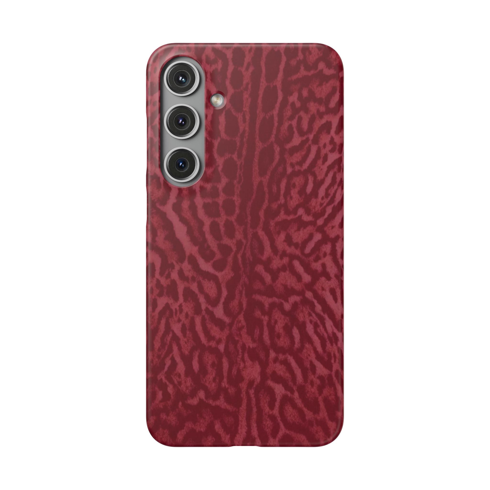 Red Leopard Print Phone Case