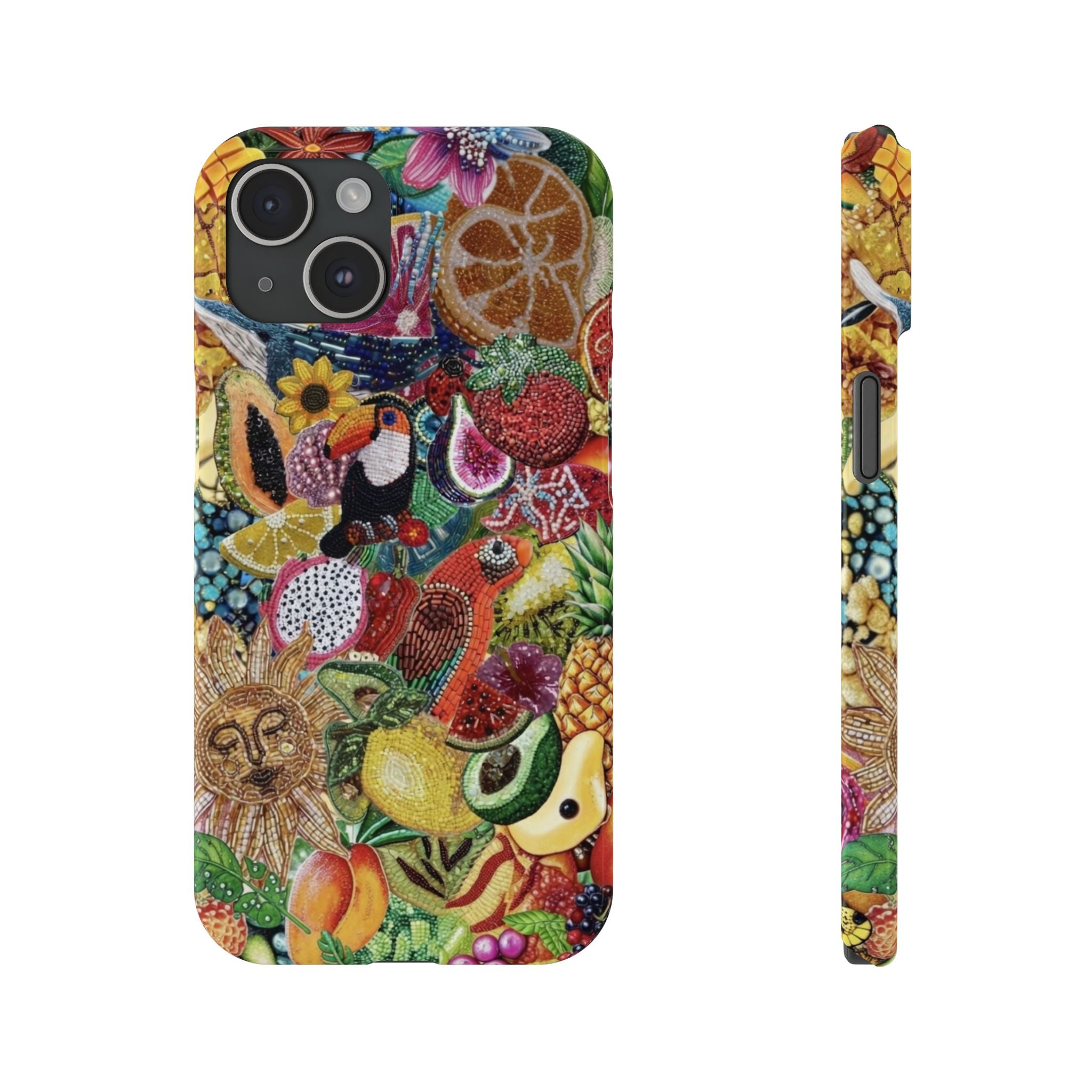 Colorful Exotic Tropic Slim Phone Case