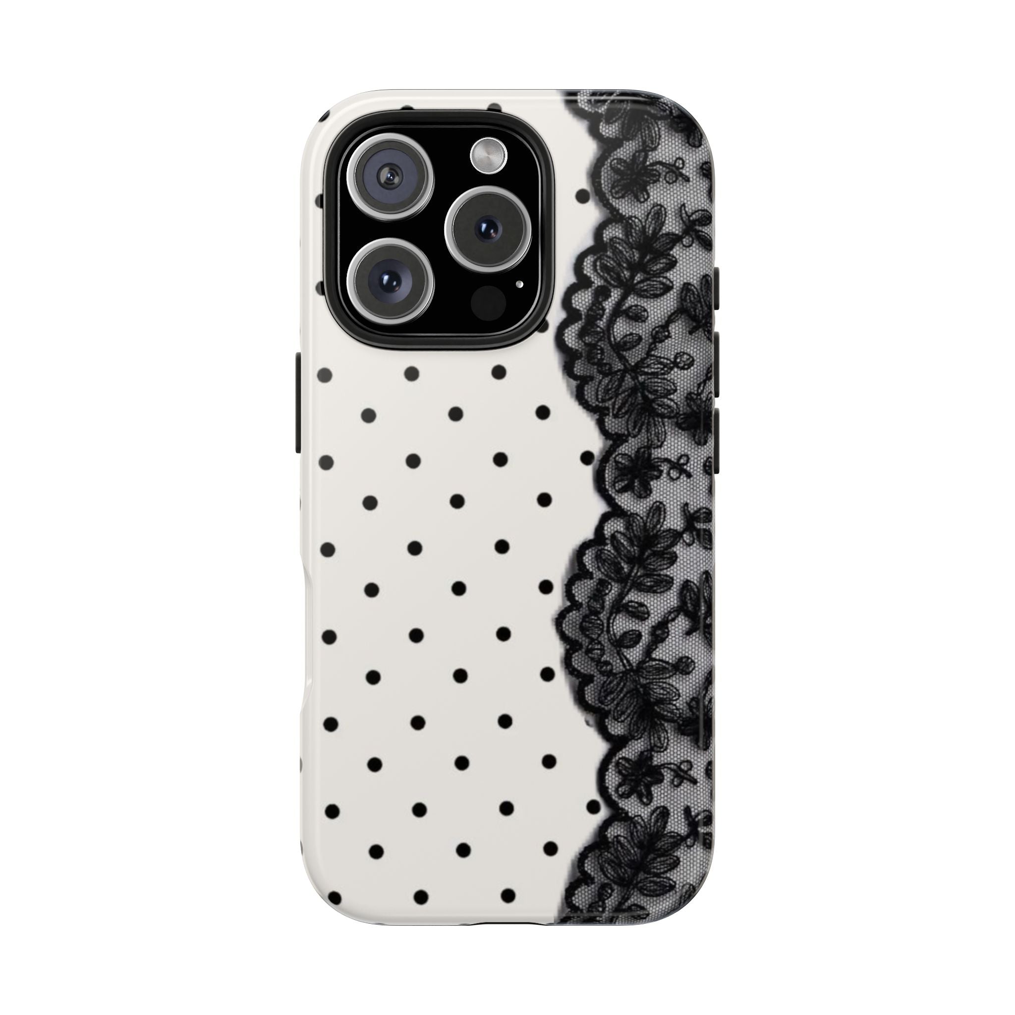 Polka Dot/Lace Phone Cases
