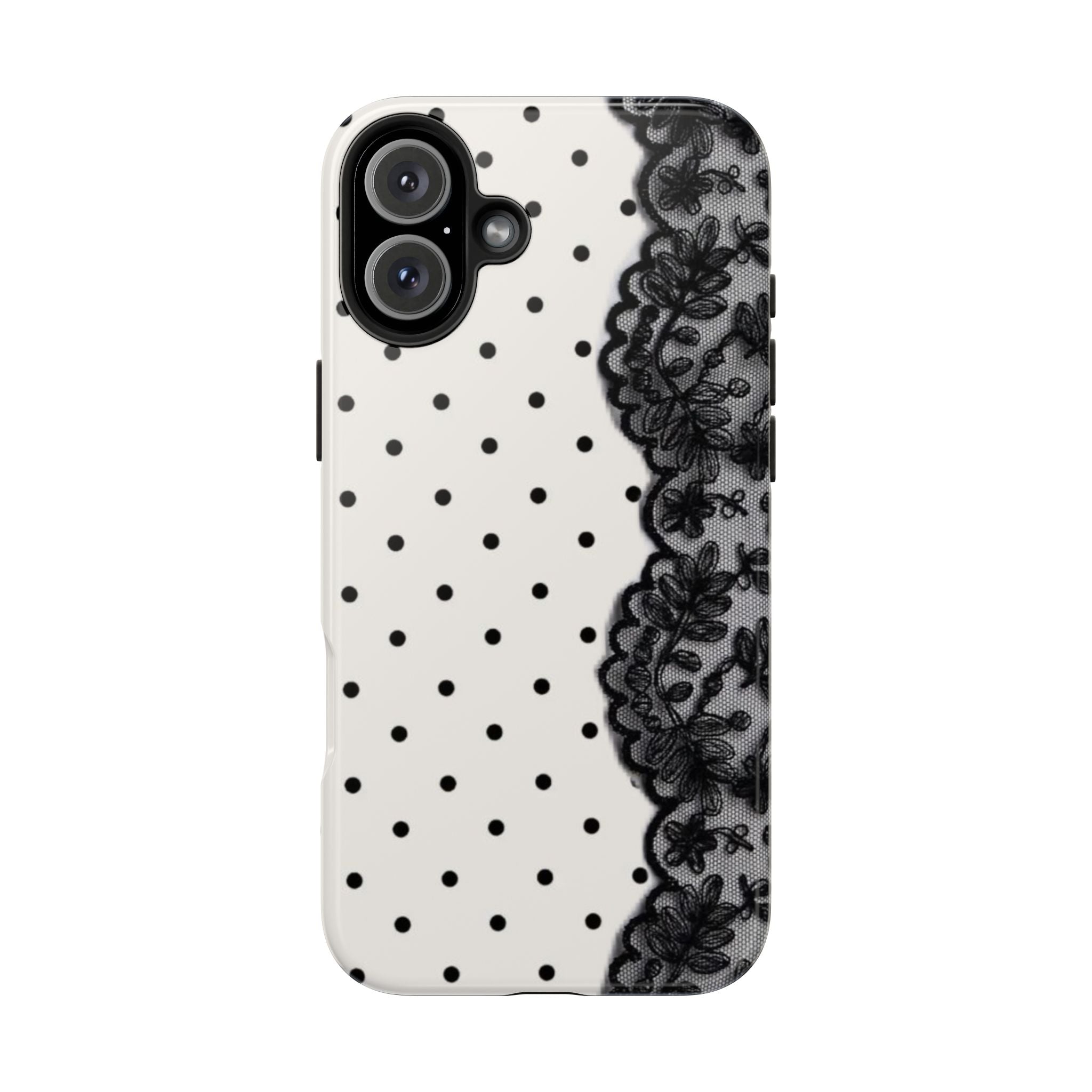 Polka Dot/Lace Phone Cases