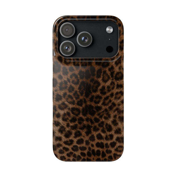 Leopard Print Slim Phone Case