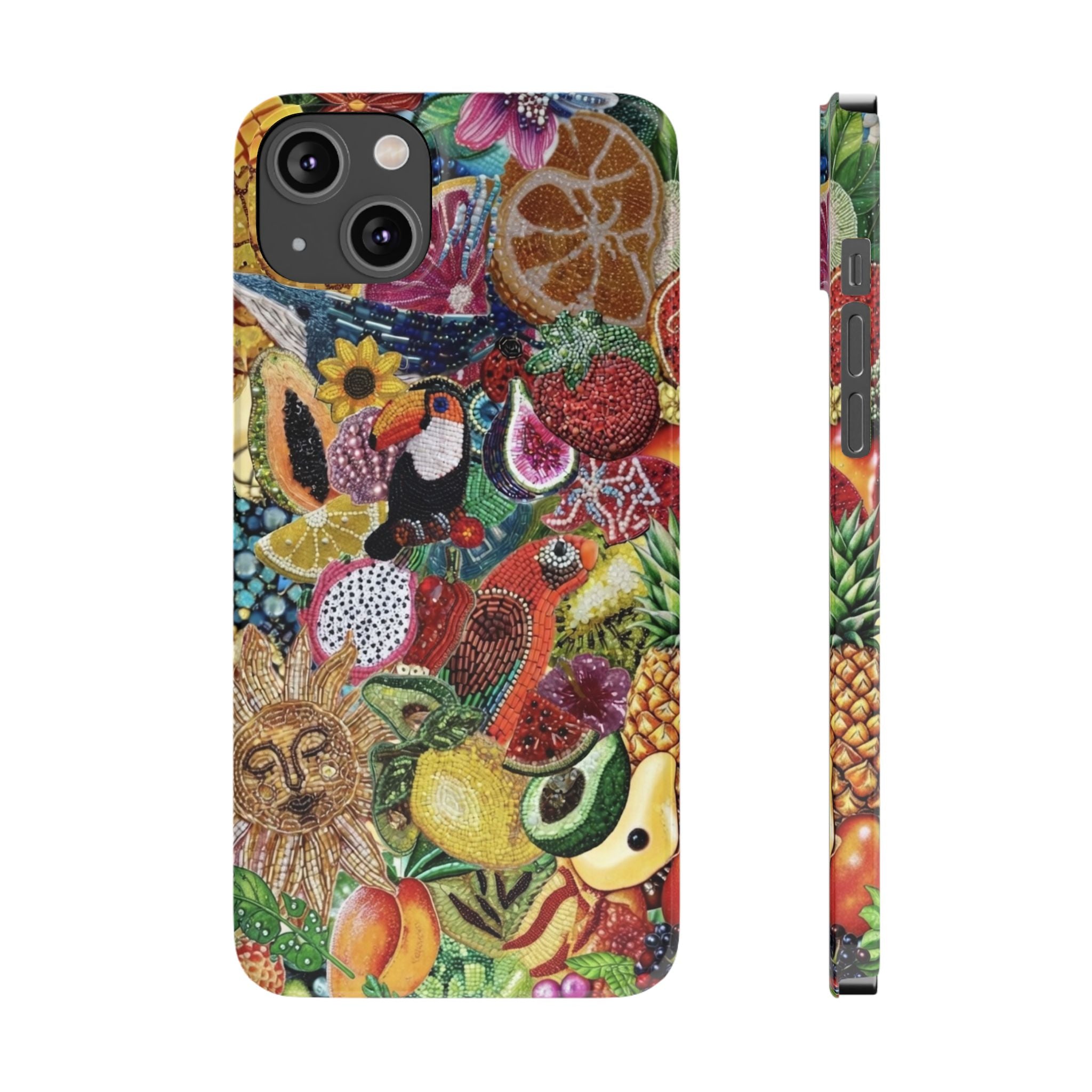 Colorful Exotic Tropic Slim Phone Case